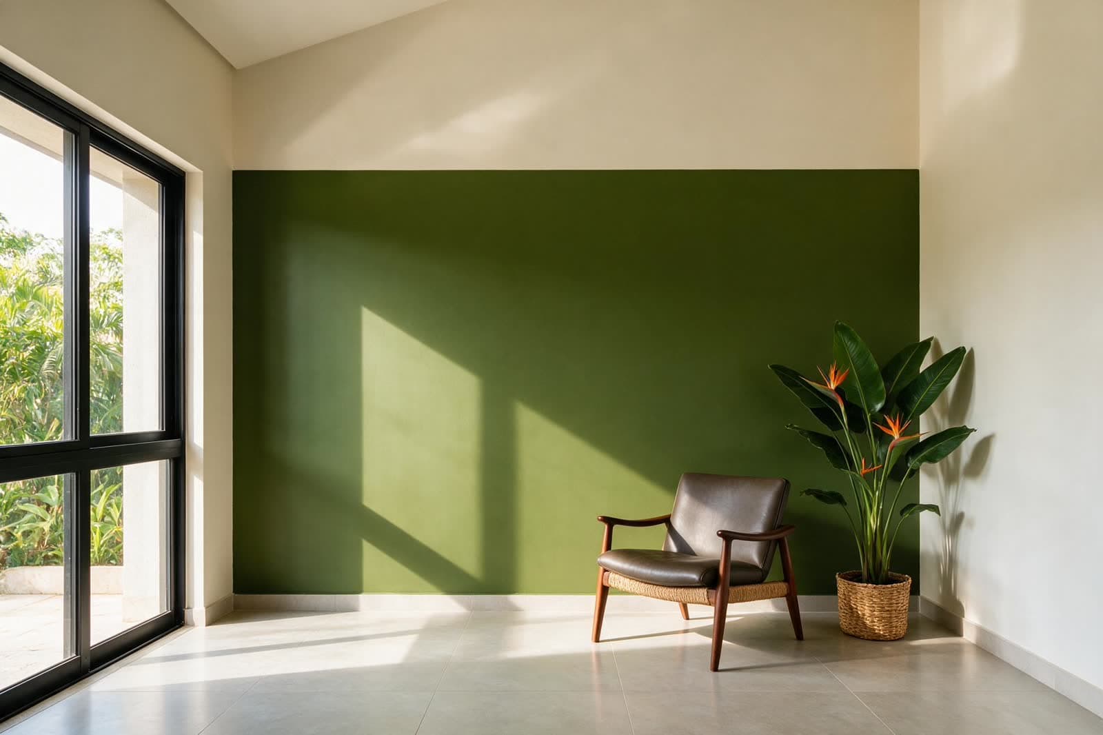 Acabamento de pintura interna